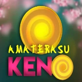 Logo of Amaterasu Keno from Mascot Gaming at Bruce Bet Casino